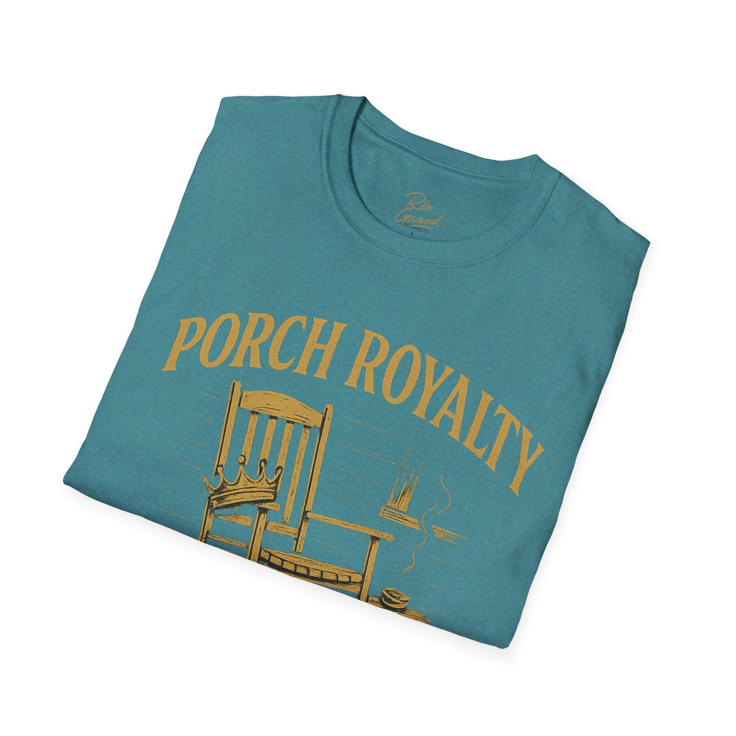 Porch Royalty T-Shirt, Comfortable Graphic Tee, Perfect for Relaxing, Gift for Nature Lovers, Ideal for Casual Wear, Summer Vibes, [...]