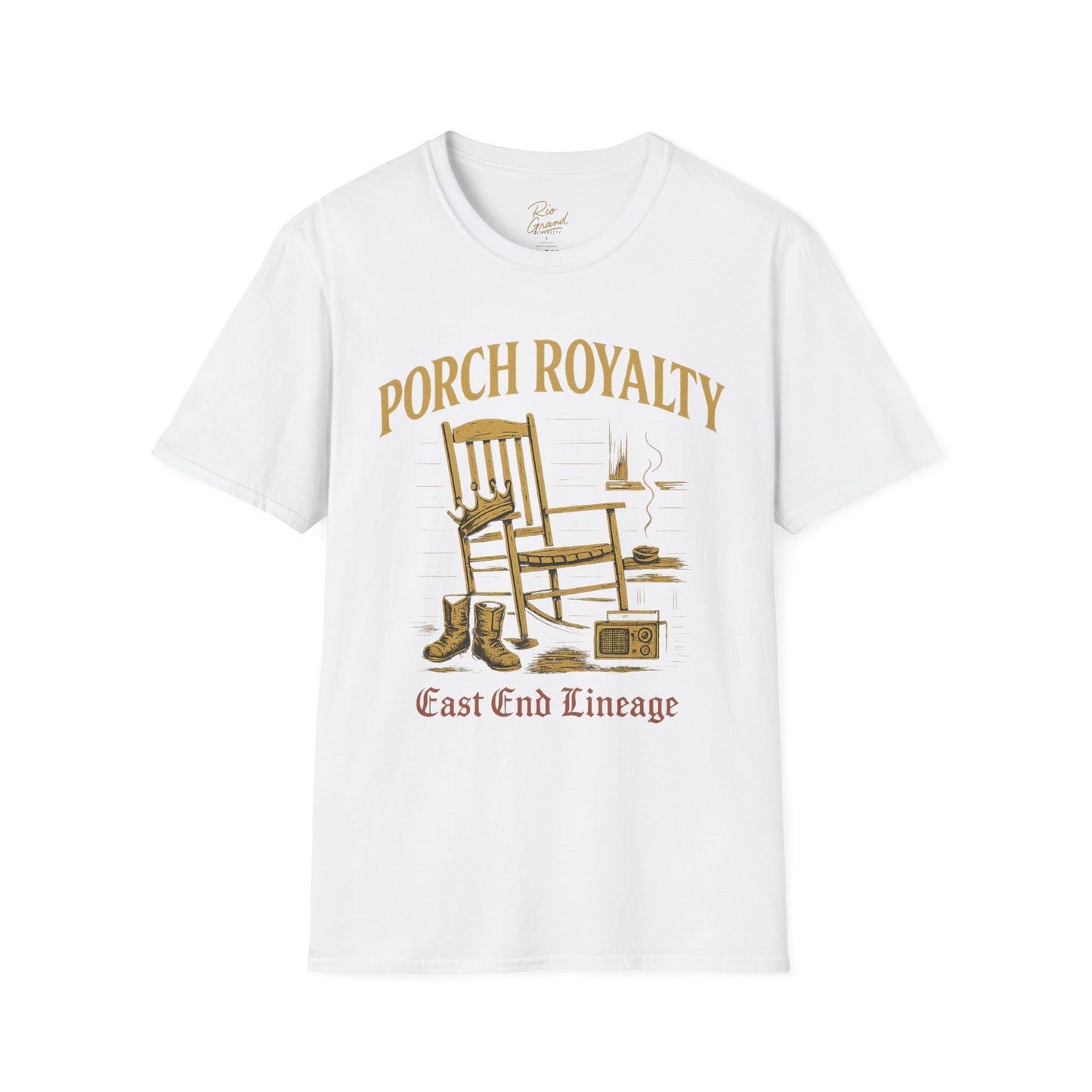 Porch Royalty T-Shirt, Comfortable Graphic Tee, Perfect for Relaxing, Gift for Nature Lovers, Ideal for Casual Wear, Summer Vibes, [...]