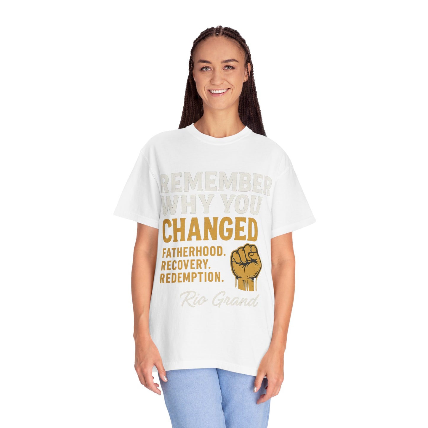 "Remember Why You Changed" — Redemption Series Tee by Rio Grand