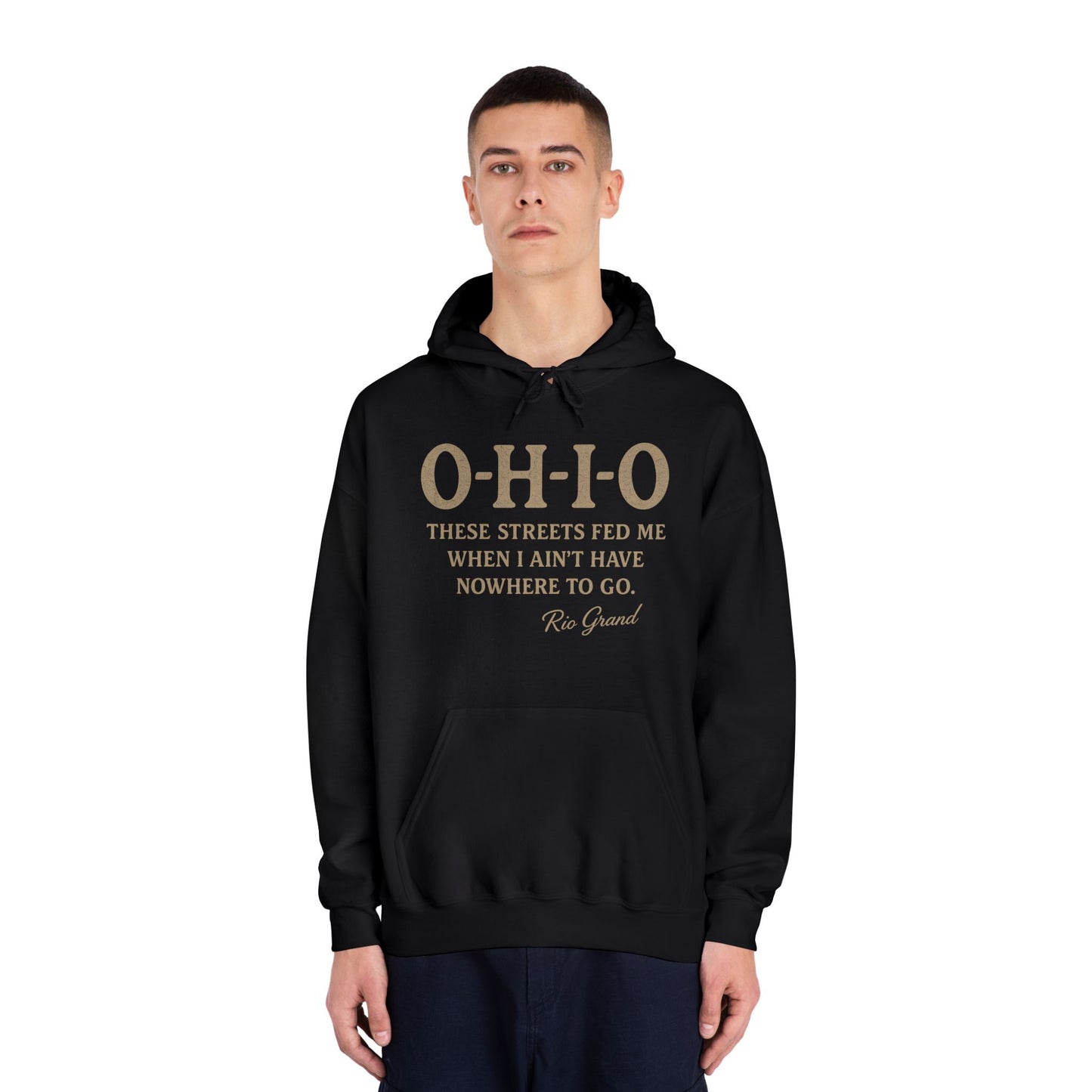 Ohio Pride Hooded Sweatshirt, Motivational Hoodie, Gift for Ohioans, Urban Style Sweatshirt, Streetwear Apparel
